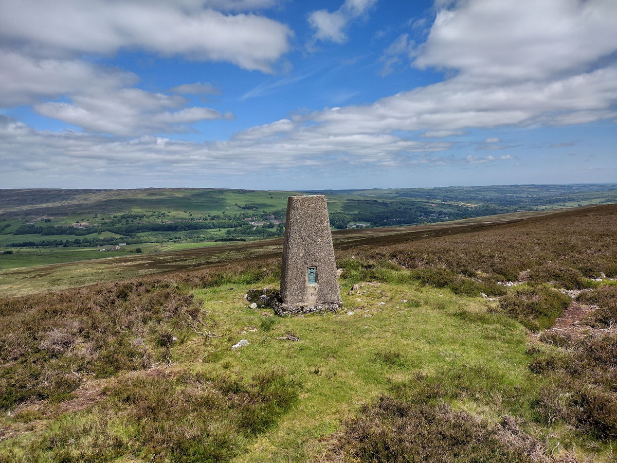 Catterick Moss Trig Point In Stanhope - County Durham Trig Points