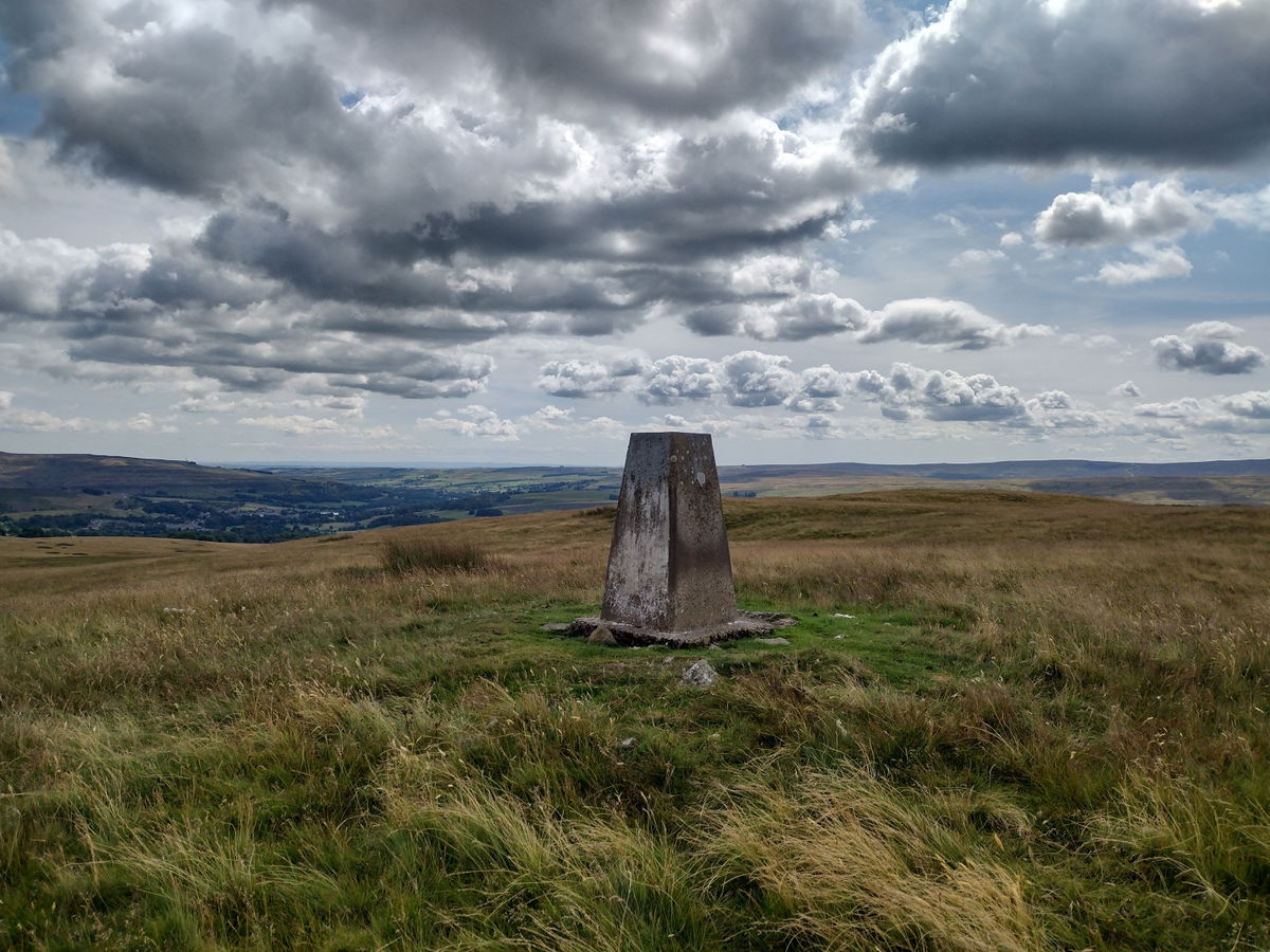 Crow Coal Hill Trig Point In Stanhope - County Durham Trig Points