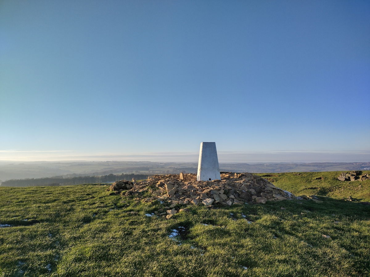 Humber Hill Trig Point In Consett - County Durham Trig Points