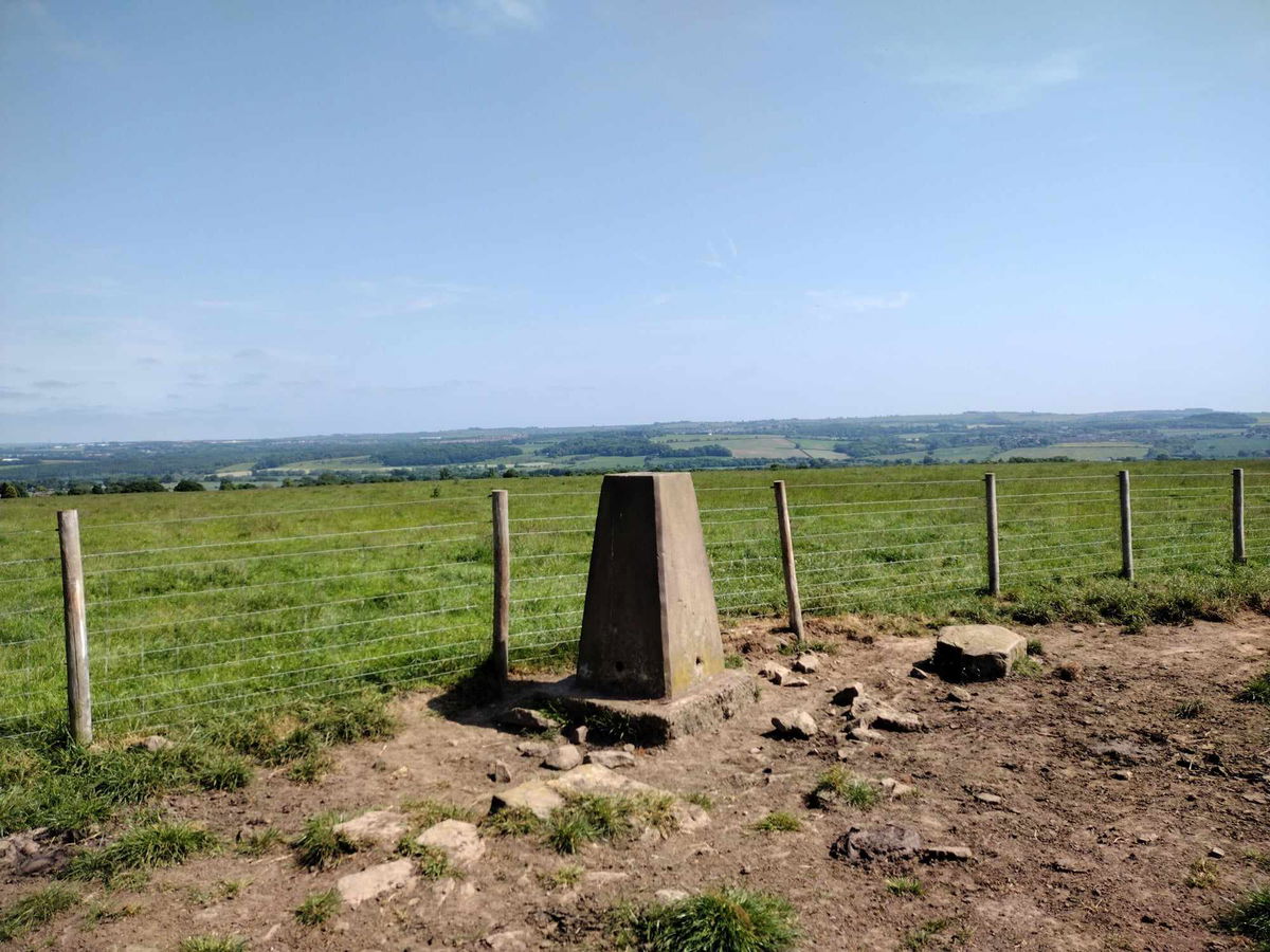 Tripsy Bank Trig Point In Bishop Auckland - County Durham Trig Points