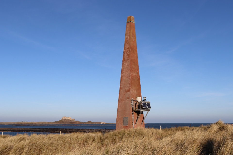 Old Law Beacons On Guile Point On Holy Island - Fabulous North