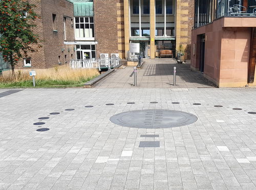 Analemmatic Sundial At Durham University 