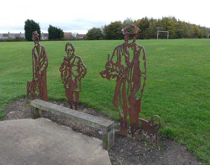 The Portrait Bench in Bedlington - Fabulous North
