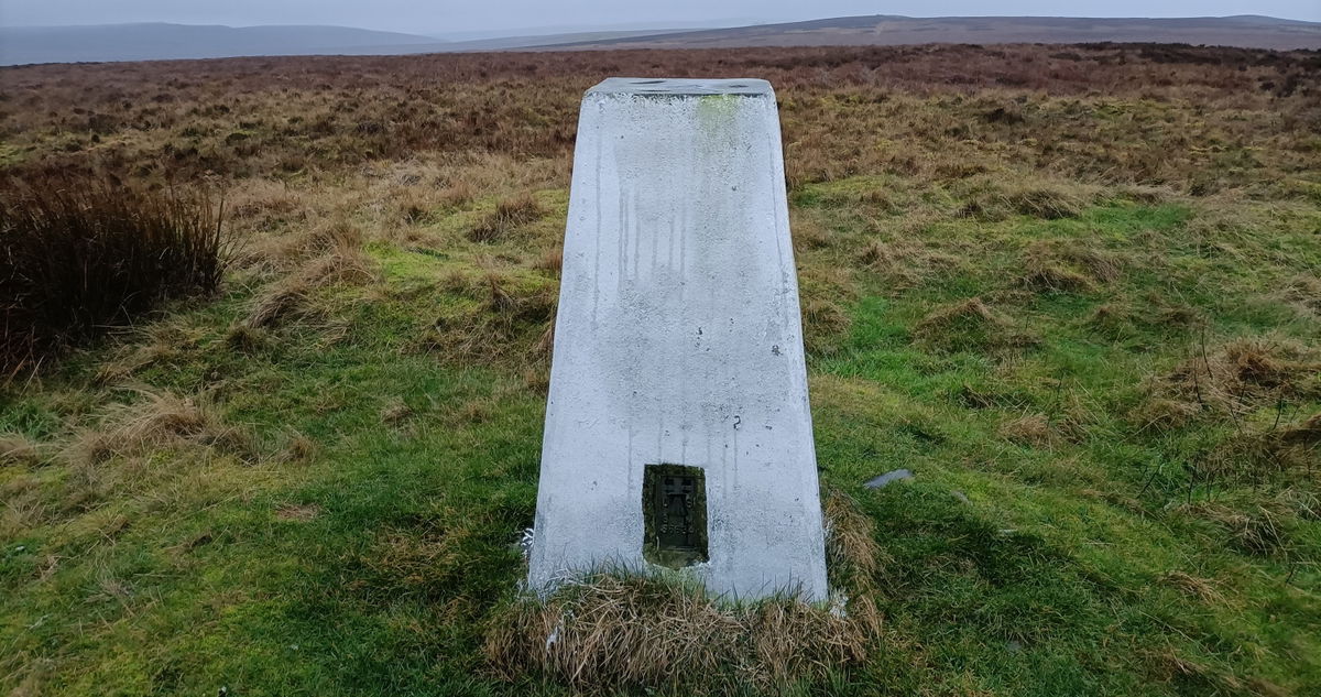 Coldtown Beacon Trig Point In Otterburn Ranges - Fabulous North