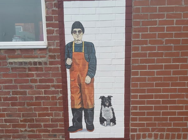 Fisherman Door Art