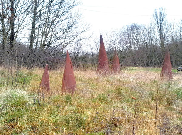 Germination Sculptures Portrack Marsh
