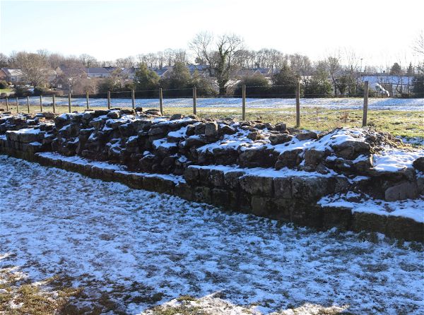 Hadrians Wall at Heddon on The Wall