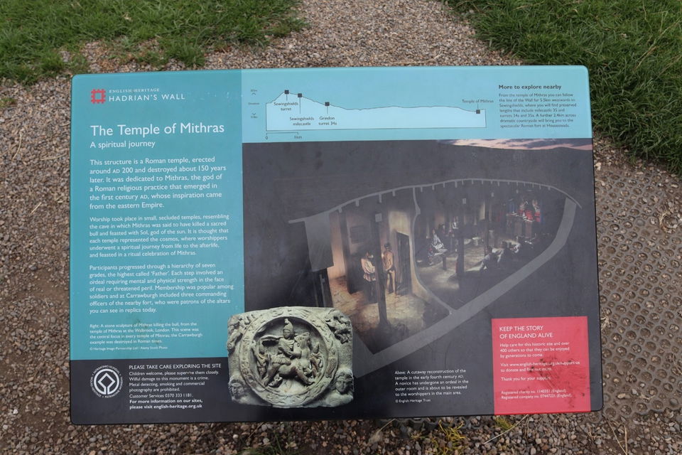 Temple of Mithras in Simonburn Fabulous North