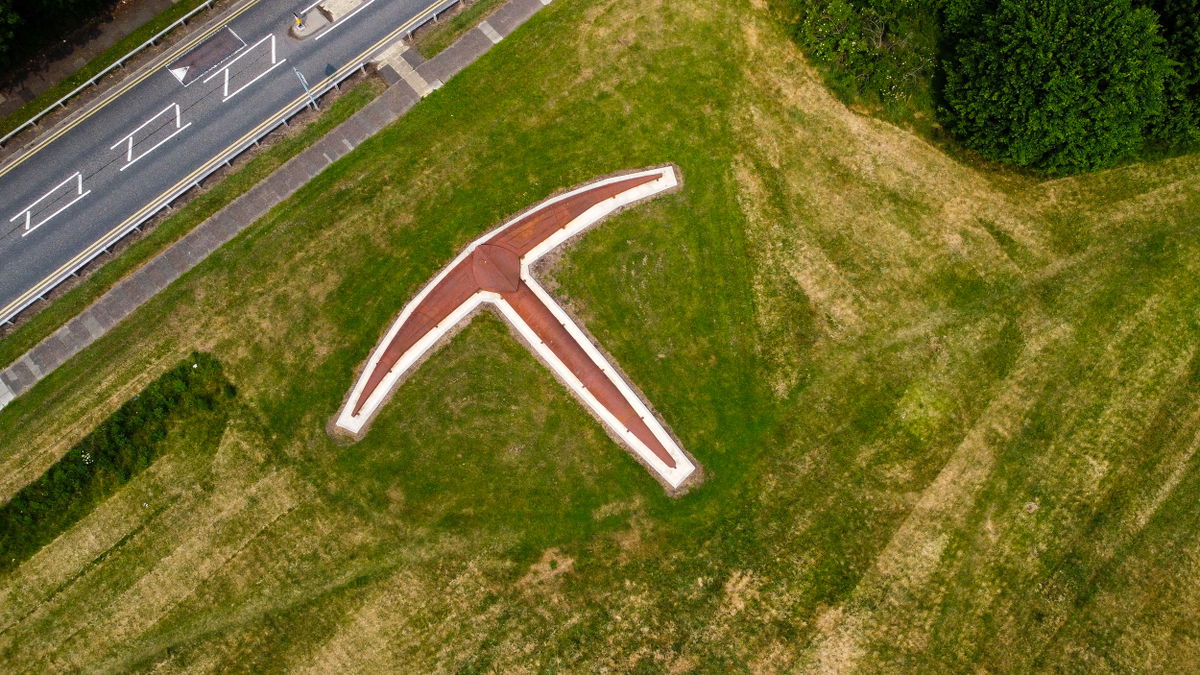 Jarrow Colliery Alfred's Memorial Giant Pickaxe In Jarrow - Fabulous North