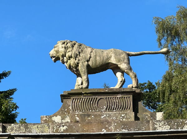 Ladykirk House Lion Gates 