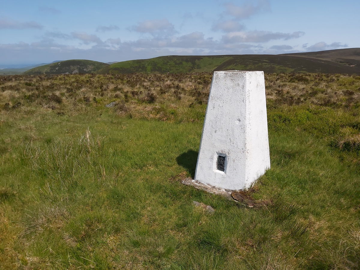 Lamb Hill Trig Point In The Cheviots Fabulous North