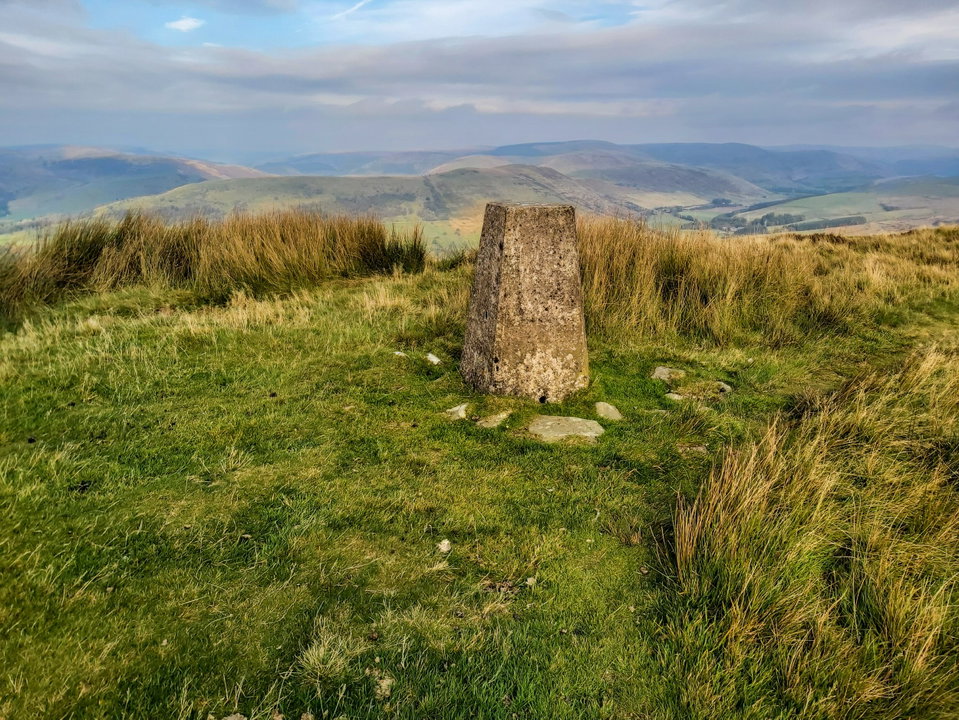 Monument Hill Trig Point In Langholm - Fabulous North