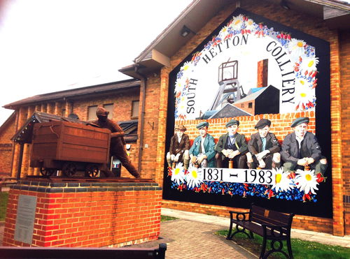 Mural and the Village Remains