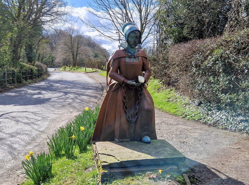 Pendle Witch Alice Nutter Statue