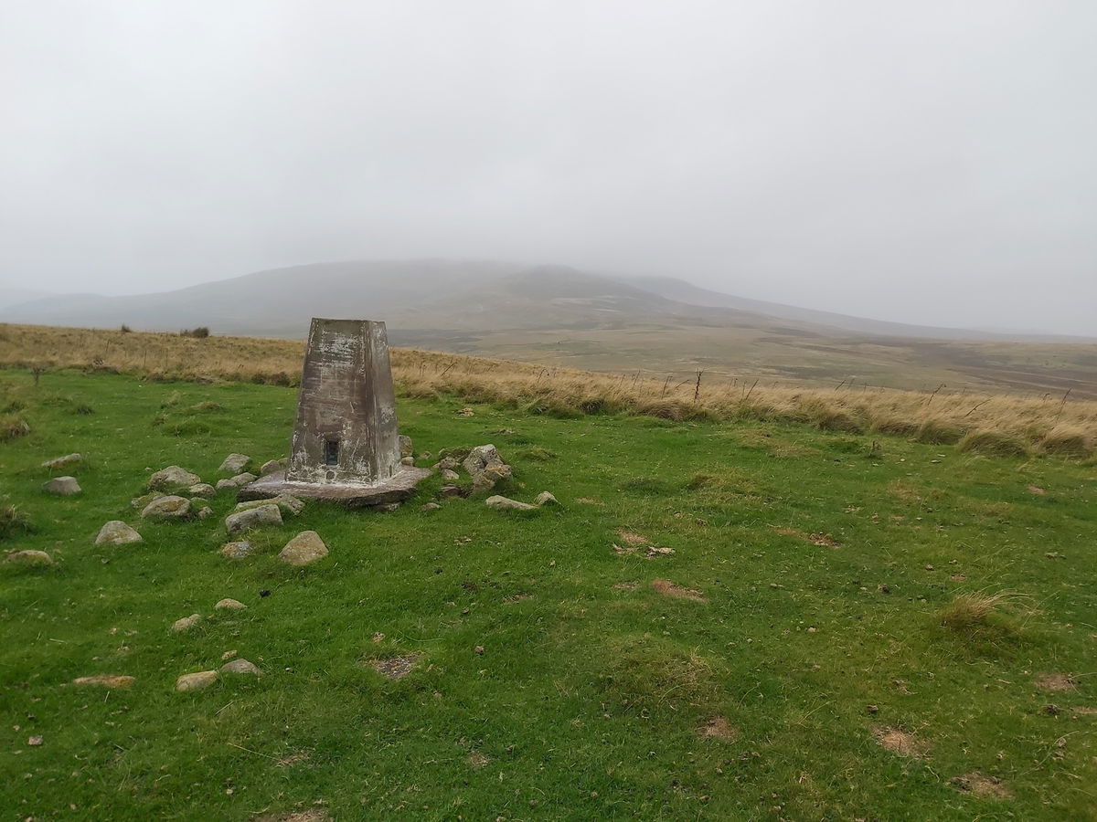 Reaveley Hill Trig Point In The Cheviots Fabulous North