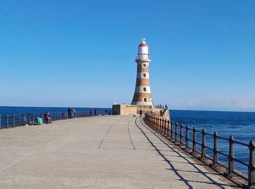 Roker Lighthouse And Pier