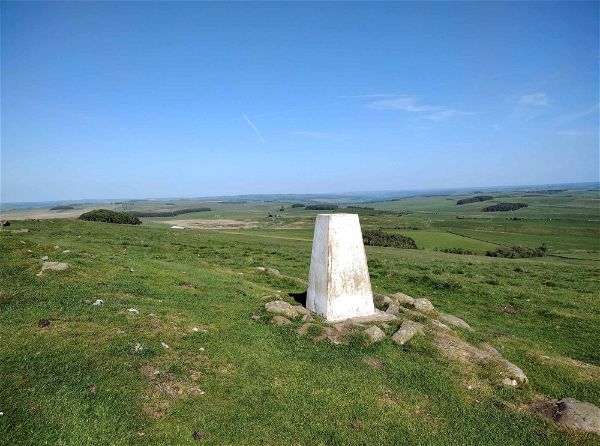 Sewingshields Crags Trig Point