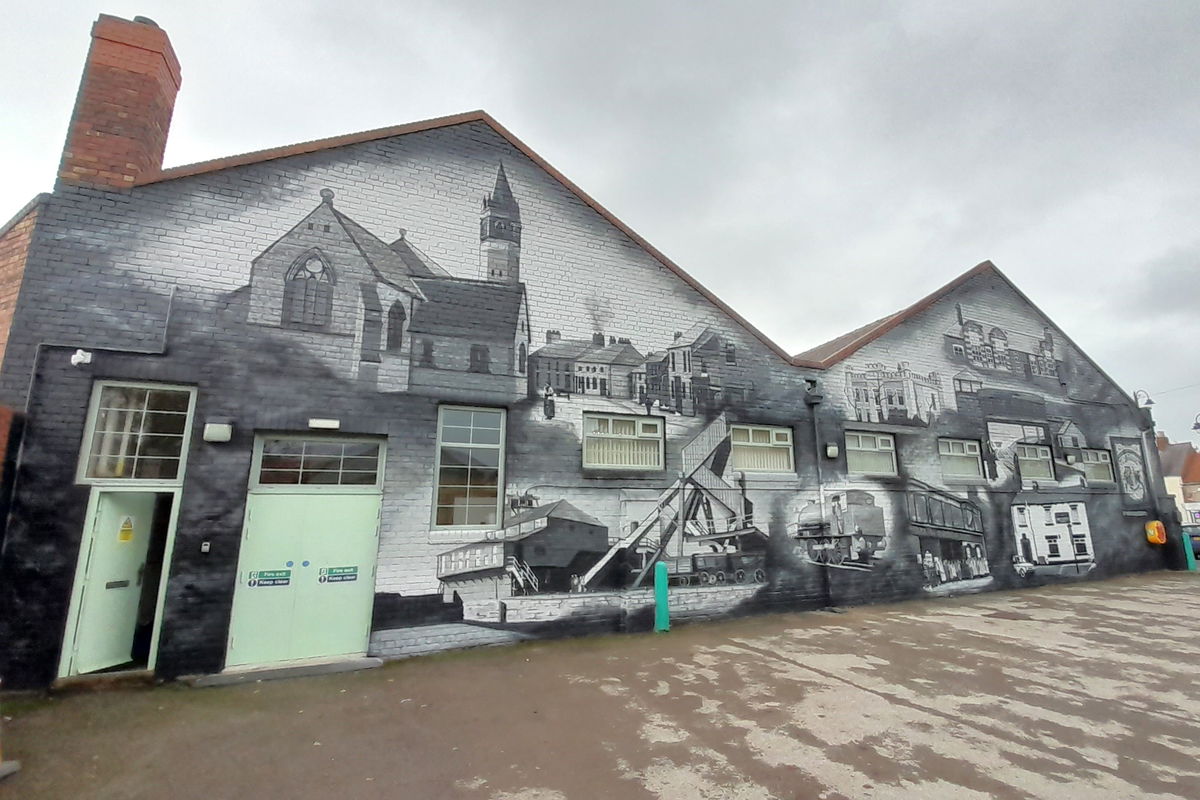 Work, Rest Pray. Painting at Sherburn Village Community Centre In