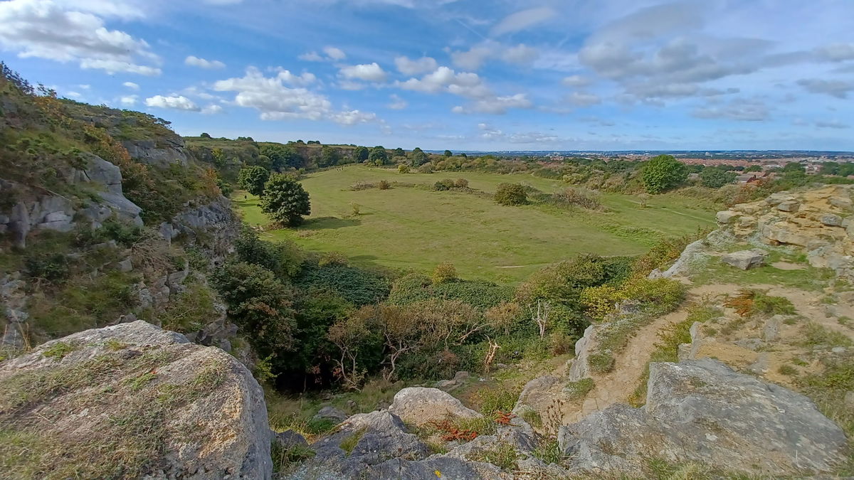 Walk Around Marsden Quarry Nature Reserve and Cleadon Hills In South