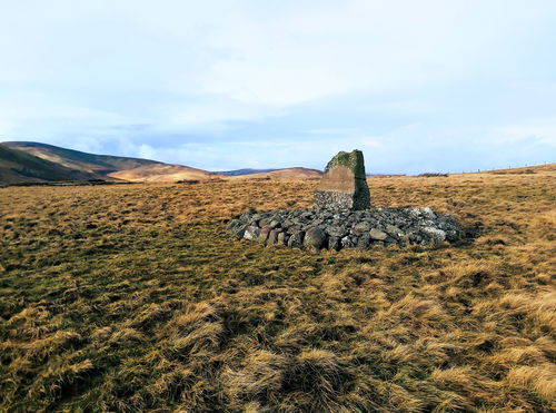 Shepherd's Cairn Via Hartside Hill And Brough Law