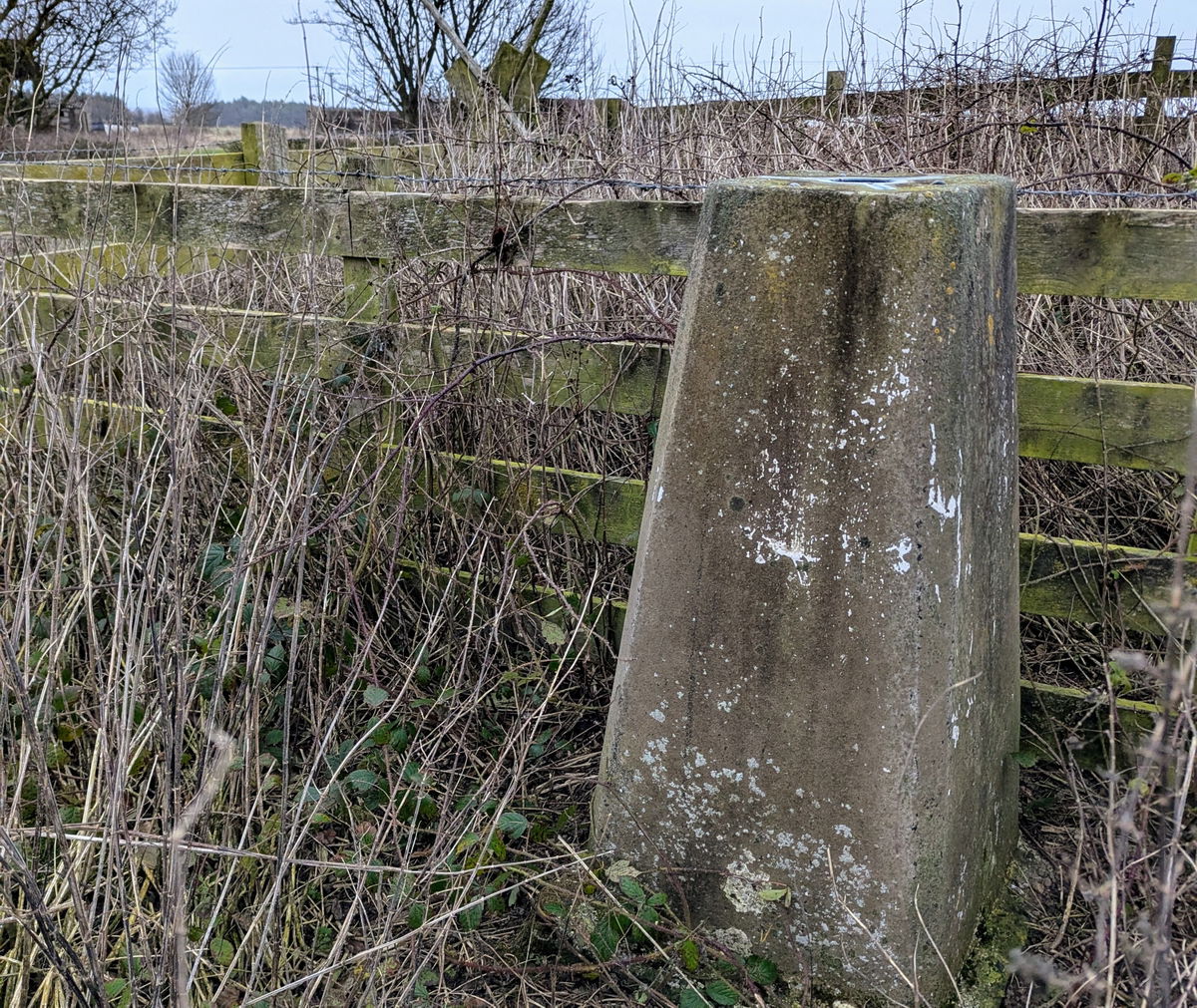 Helm Trig Point In Eshott - Northumberland Trig Points