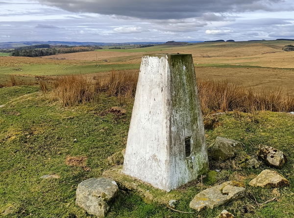 Long Crag Gunnerton Trig Point