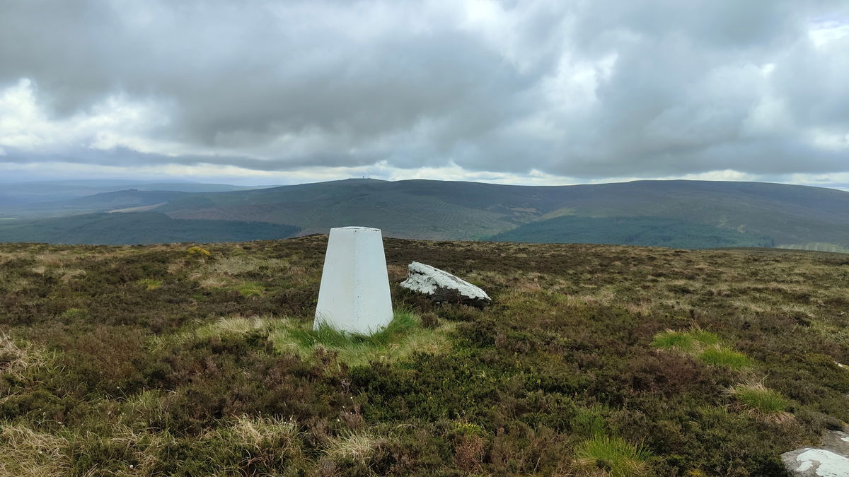 The Grun Trig Point In Kielder - Northumberland Trig Points
